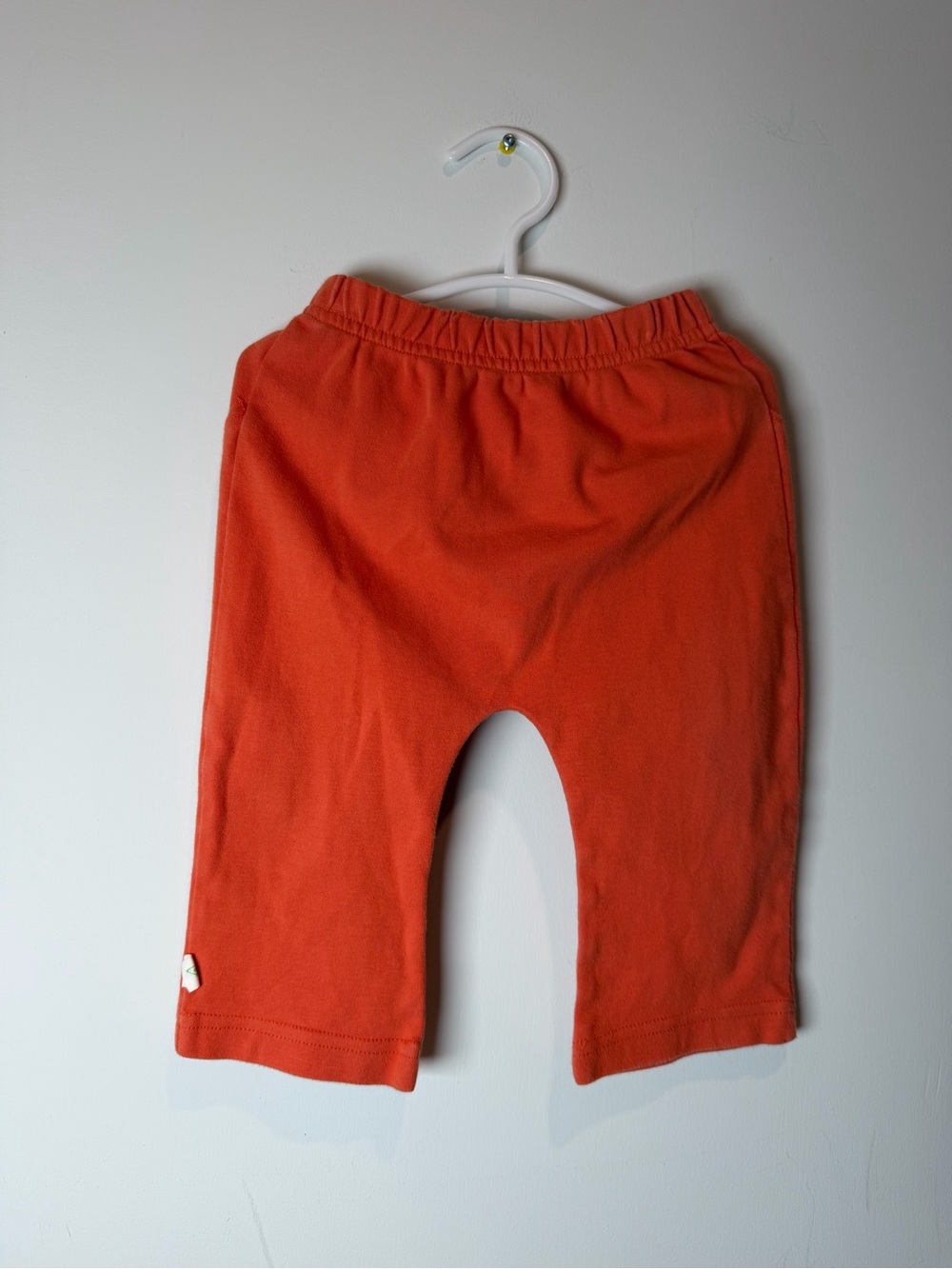 Parade Organic Cozy Elastic-Waist Casual Pants in Orange 6-12M Baby